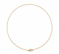 Whisper-Fine Gold Snake Chain Necklace For Men 50cm