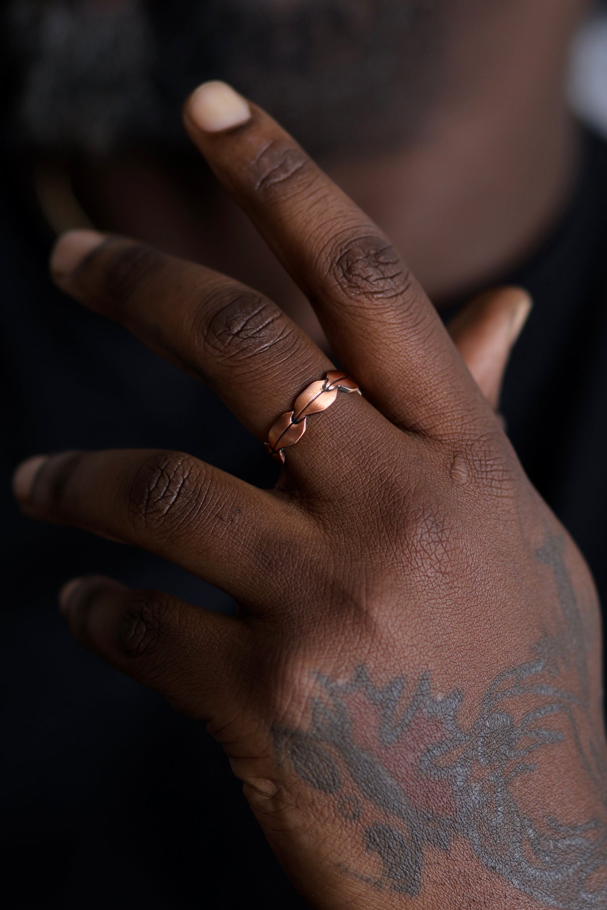 Weave Copper Ring